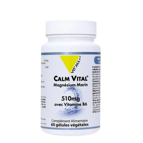 Calm Vital Magnésium marin 510 mg 60 gélules VIT'ALL+