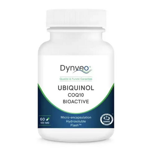 Coenzyme Q10 Ubiquinol 100 mg Activée et hydrosoluble 60 gélules DYNVEO