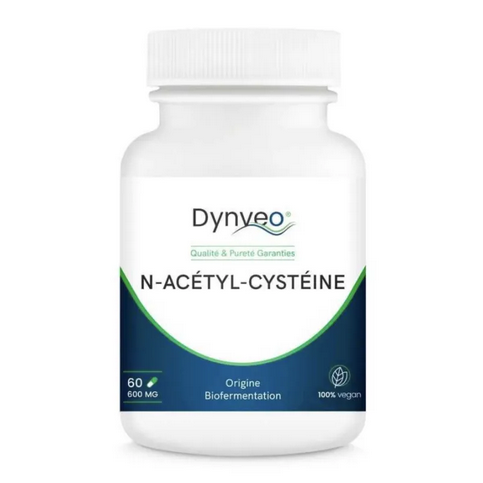 N-Acétyl-Cystéine pure 600mg 60 gélules DYNVEO