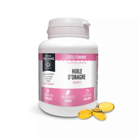 Evening primrose oil - woman comfort from puberty - 180 capsules - DAYANG