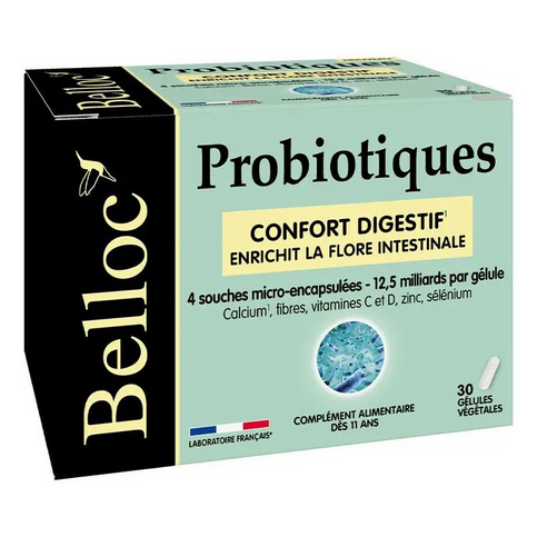 Belloc probiotics: digestive comfort - 30 vegetable capsules