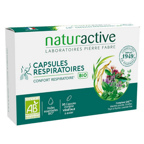 Respiratory Comfort: 30 organic respiratory capsules - NATURACTIVE