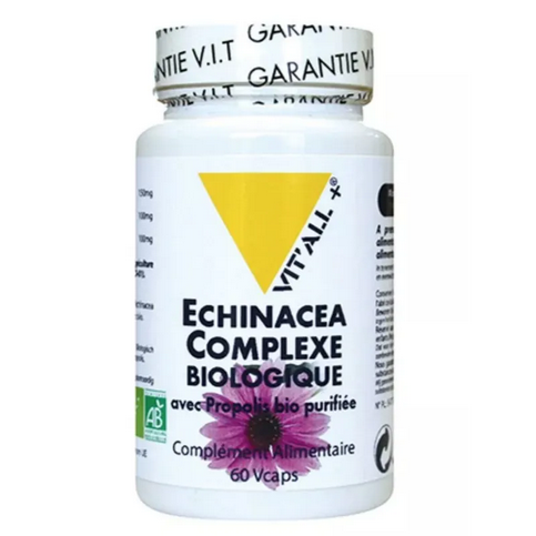 Echinacea Complexe BIO (avec Propolis) 60 gélules VIT'ALL+