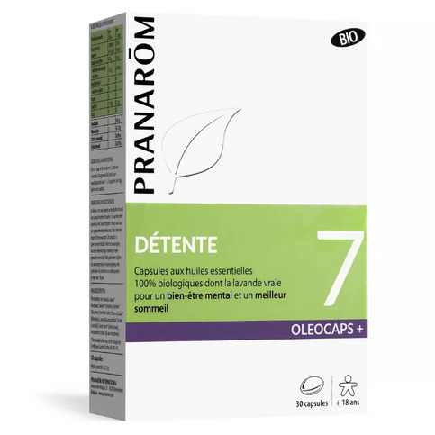 Oleocaps + 7 BIO Détente 30 capsules PRANAROM