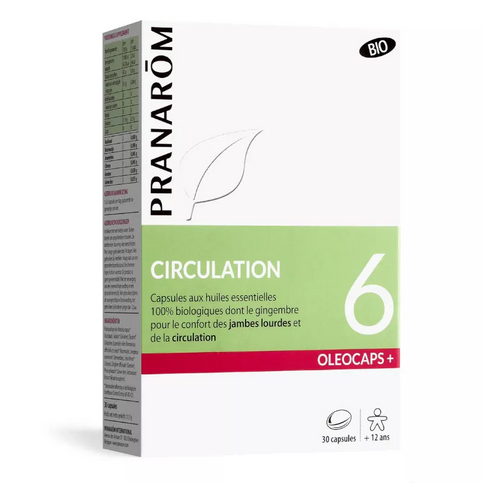 Oleocaps + 6 BIO Circulation 30 capsules PRANAROM