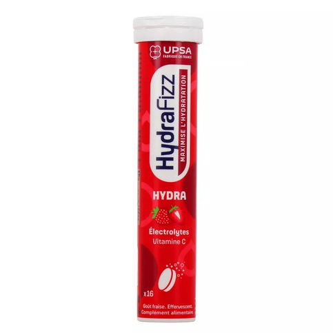 HydraFizz HYDRA strawberry flavor - 16 effervescent tablets