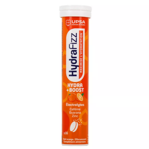HydraFizz: HYDRA + BOOST orange flavor - 16 effervescent tablets