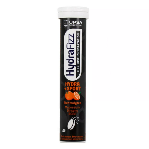 HydraFizz: HYDRA + SPORT orange flavor - 16 effervescent tablets