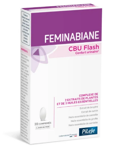 PILEJE Faminabiane CBU Flash: Urinary Comfort - 20 tablets