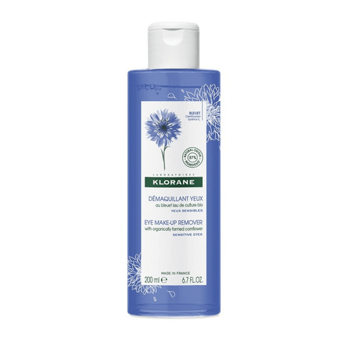 Cornflower make-up remover for sensitive eyes - KLORANE