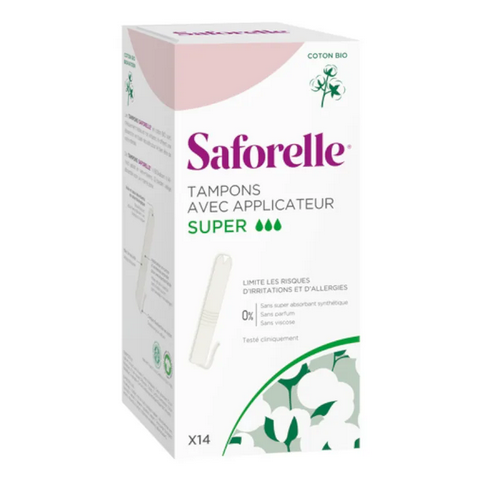 Box of 14 tampons with applicators SUPER Saforelle