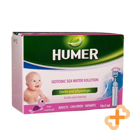 HUMER Infant Isotonic Sea Water Solution For Baby 5ml x 18 Doses Stuffy HumerBuy Supplements Australia