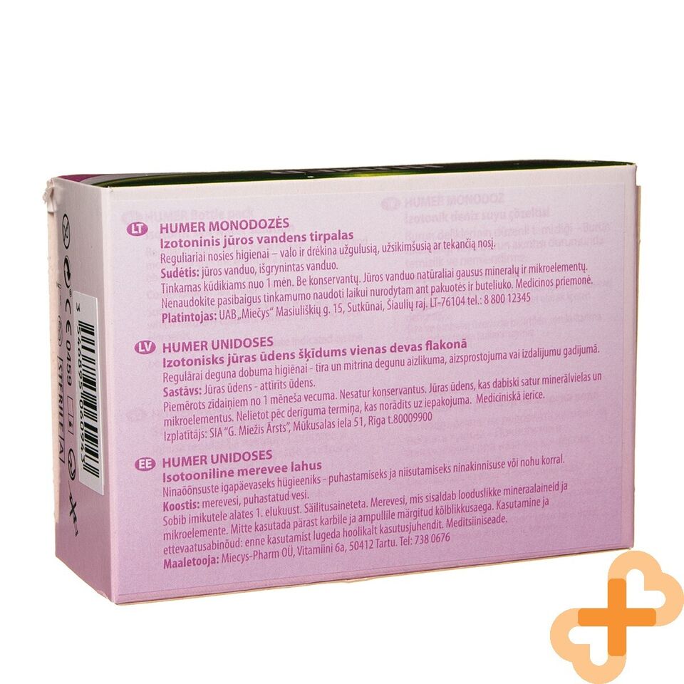 HUMER Infant Isotonic Sea Water Solution For Baby 5ml x 18 Doses Stuffy HumerBuy Supplements Australia